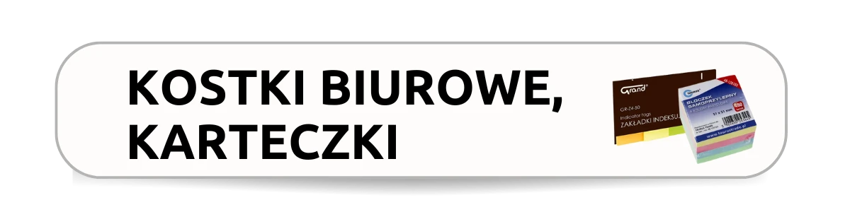 Kostki biurowe, karteczki