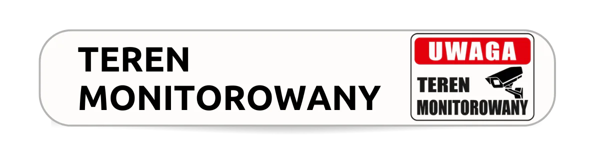 tabliczka teren monitorowany